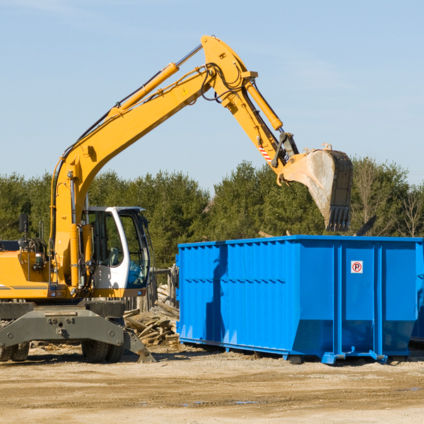 what are the rental fees for a residential dumpster in McClure Illinois